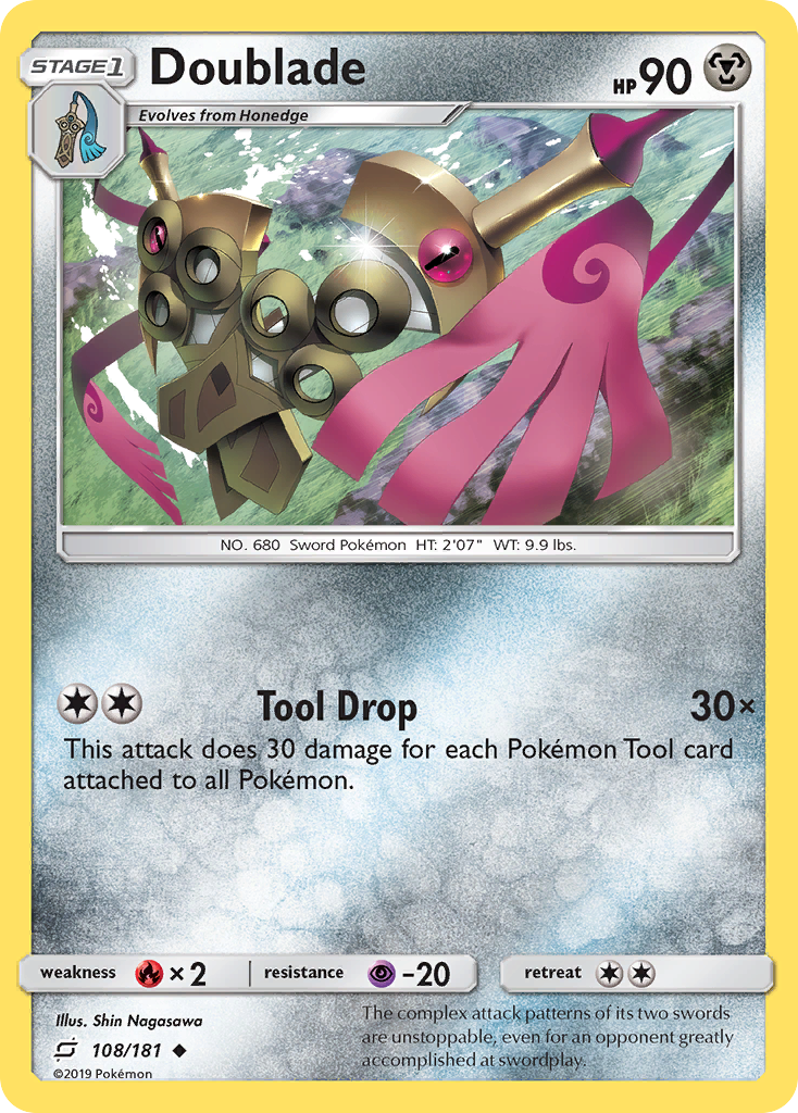 Doublade — illustrated card