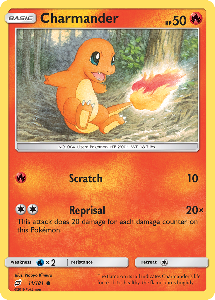 Charmander — illustrated card