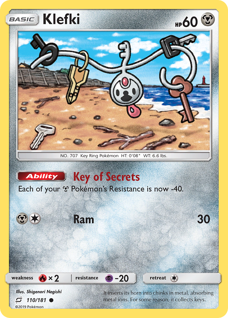Klefki — illustrated card