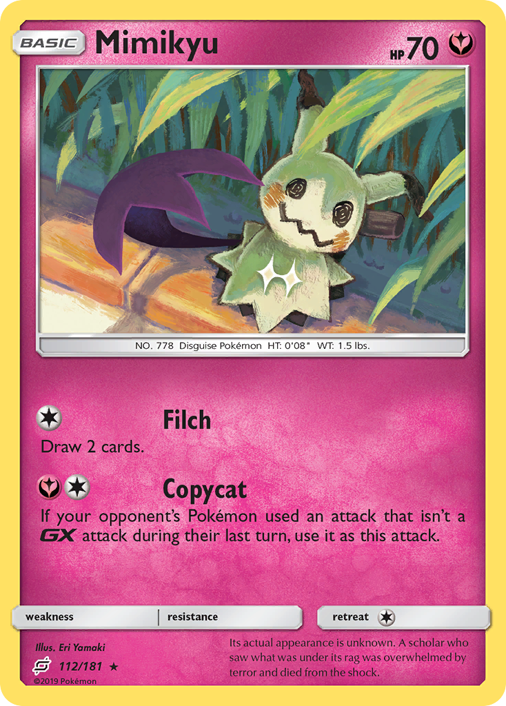 Mimikyu — illustrated card