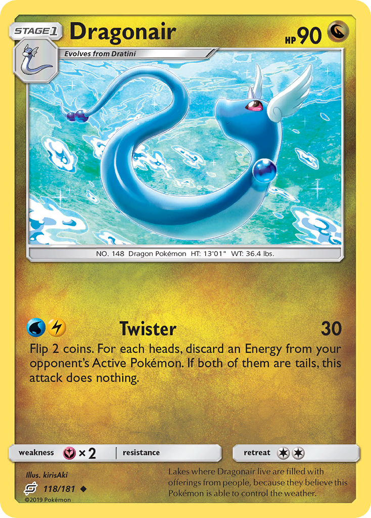 Dragonair — illustrated card
