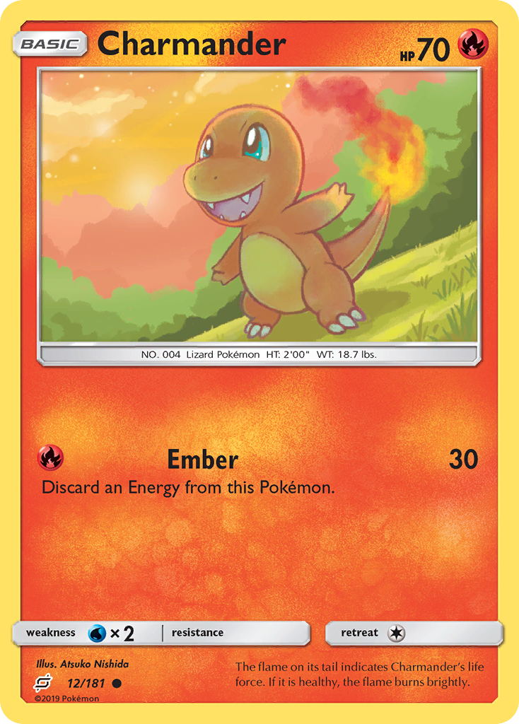 Charmander — illustrated card