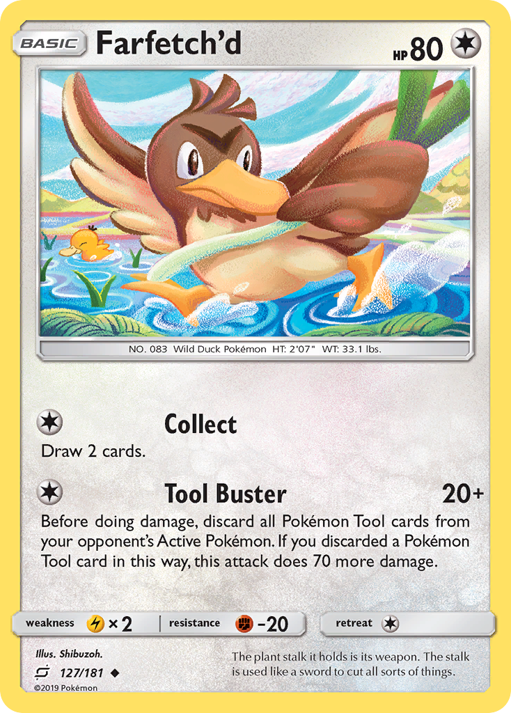 Farfetch'd — illustrated card