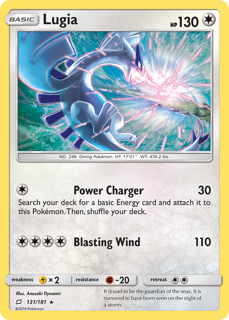 Lugia — illustrated card