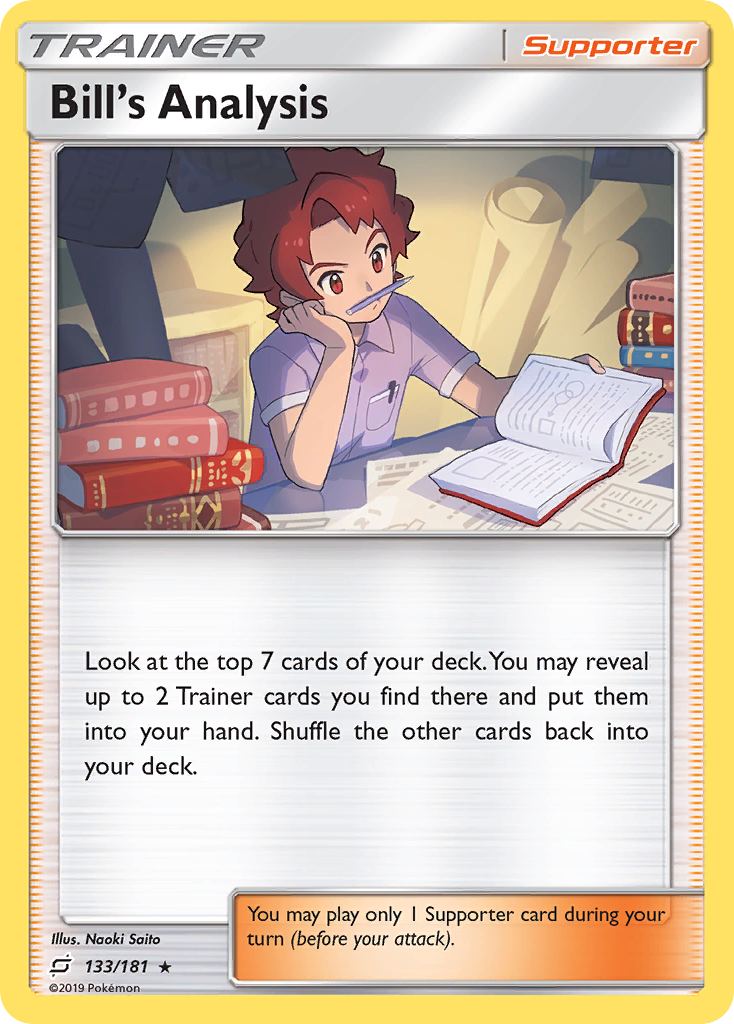 Bill's Analysis — illustrated card