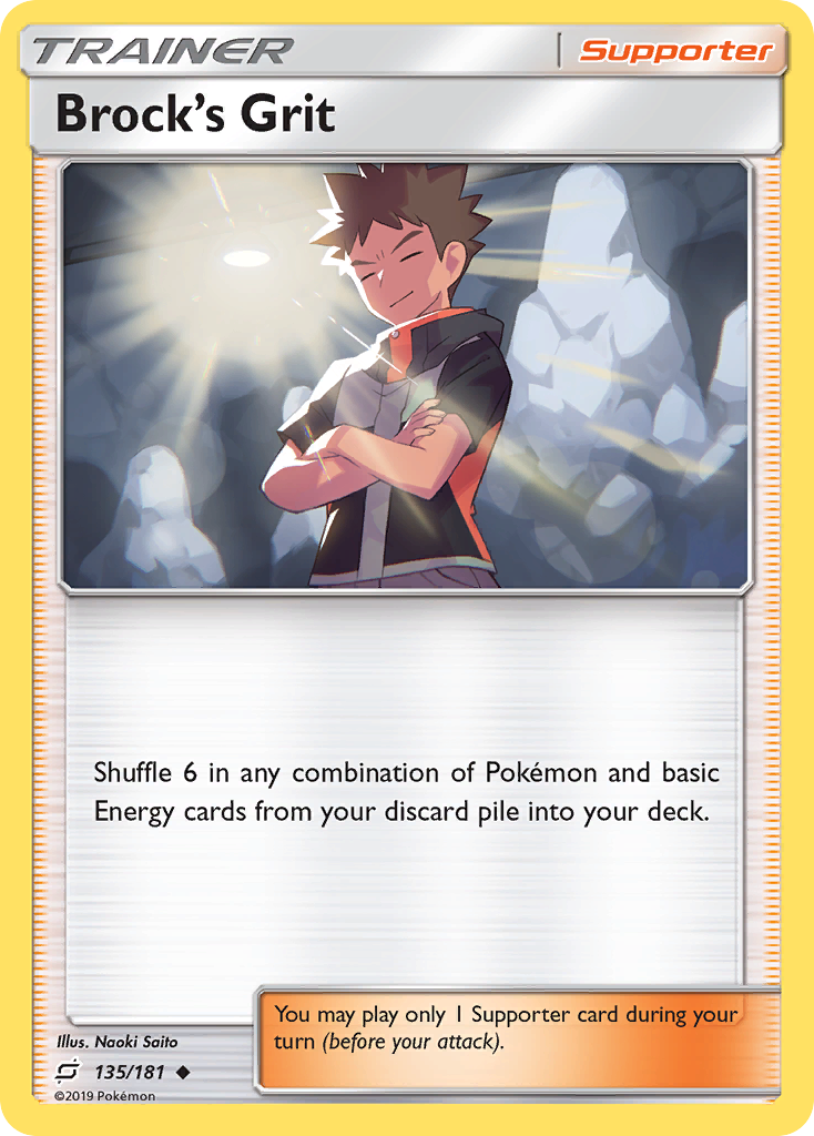 Brock's Grit — illustrated card