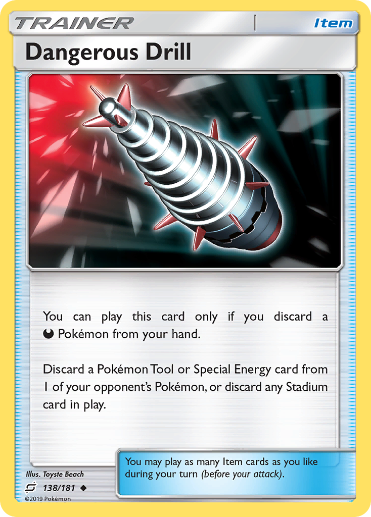 Dangerous Drill — illustrated card