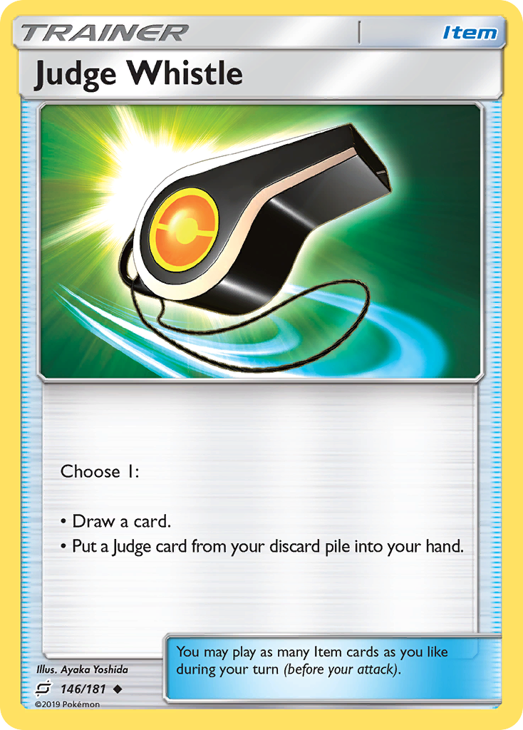 Judge Whistle — illustrated card