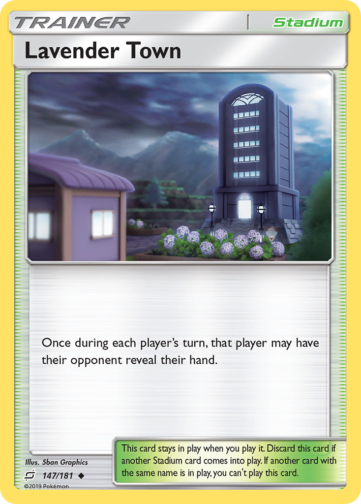 Lavender Town — illustrated card