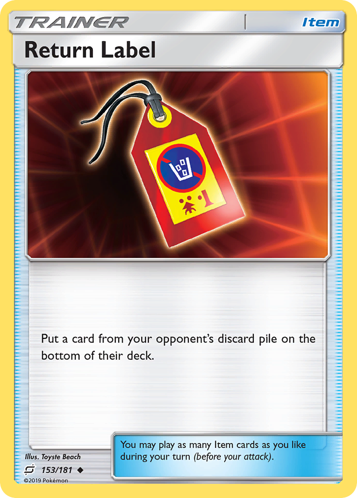 Return Label — illustrated card