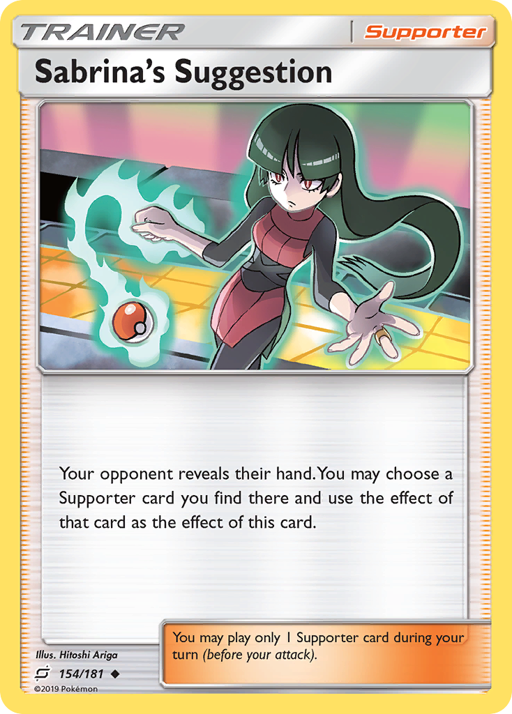 Sabrina's Suggestion — illustrated card