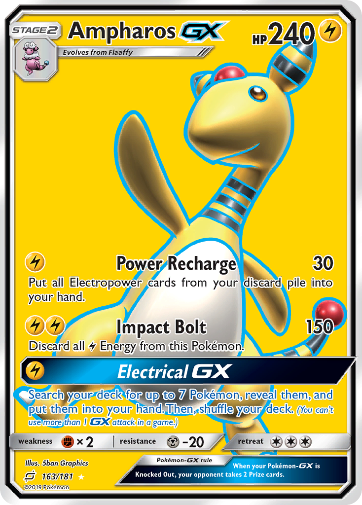 Ampharos-GX — illustrated card