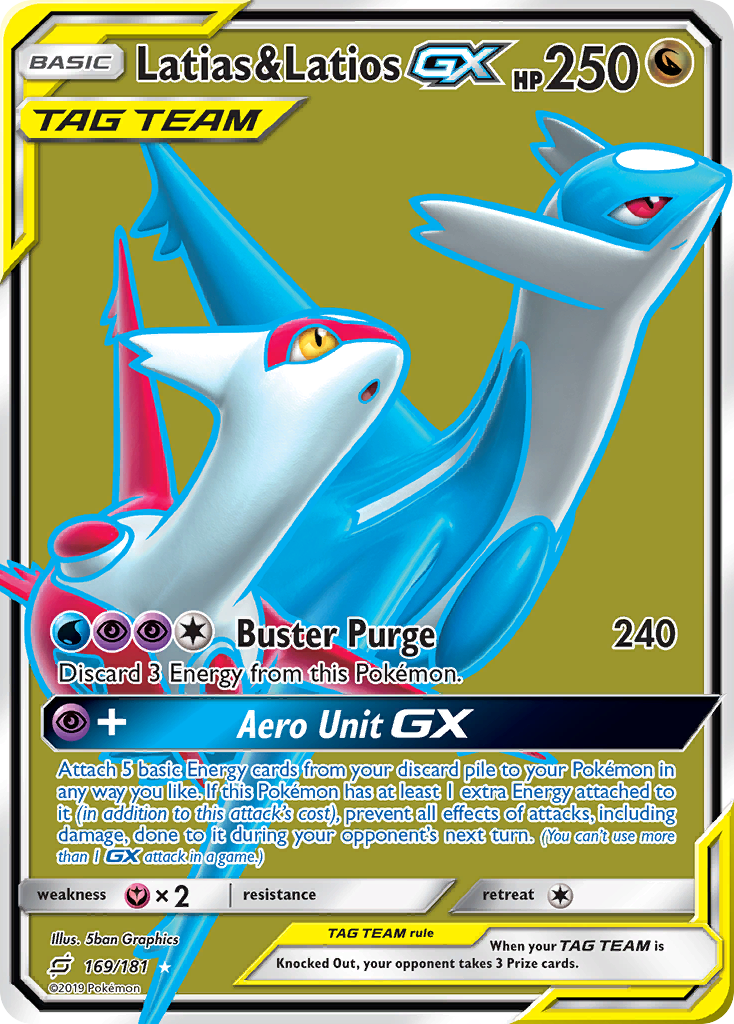 Latias & Latios-GX — illustrated card