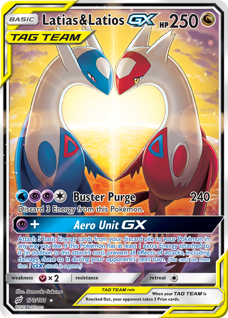 Latias & Latios-GX — illustrated card