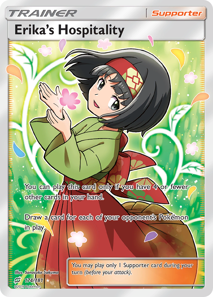 Erika's Hospitality — illustrated card