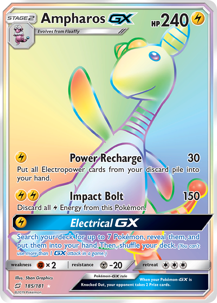 Ampharos-GX — illustrated card