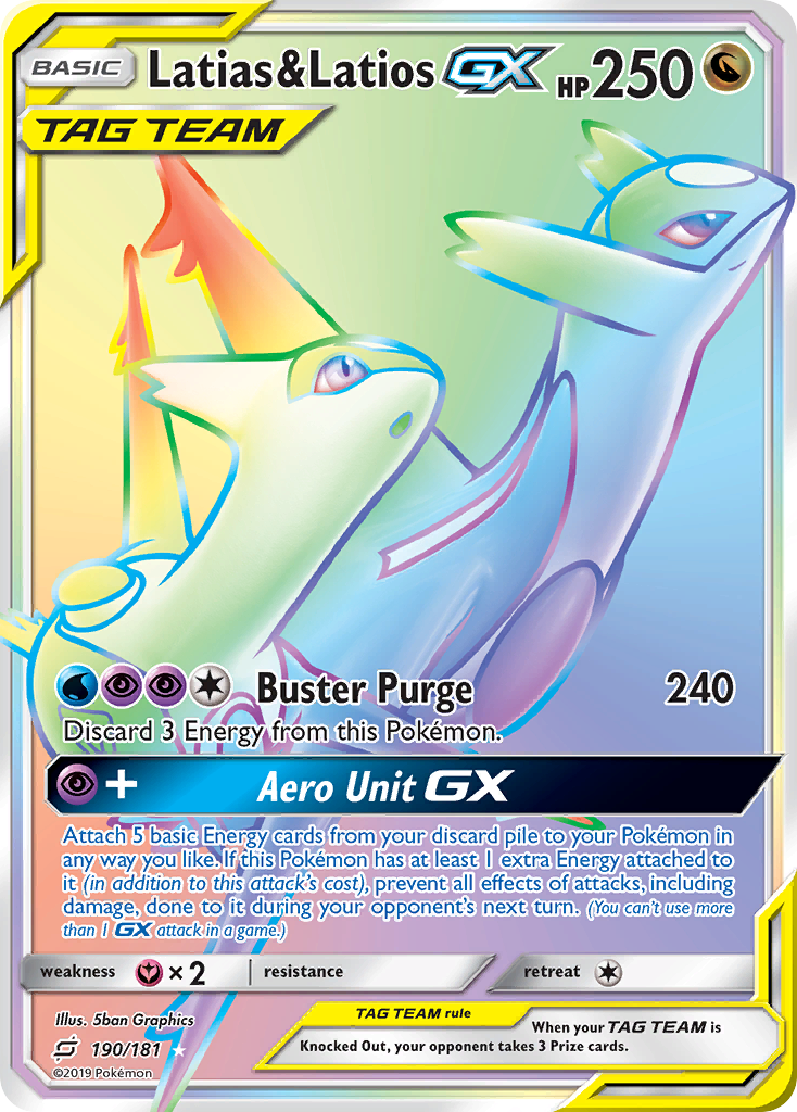 Latias & Latios-GX — illustrated card