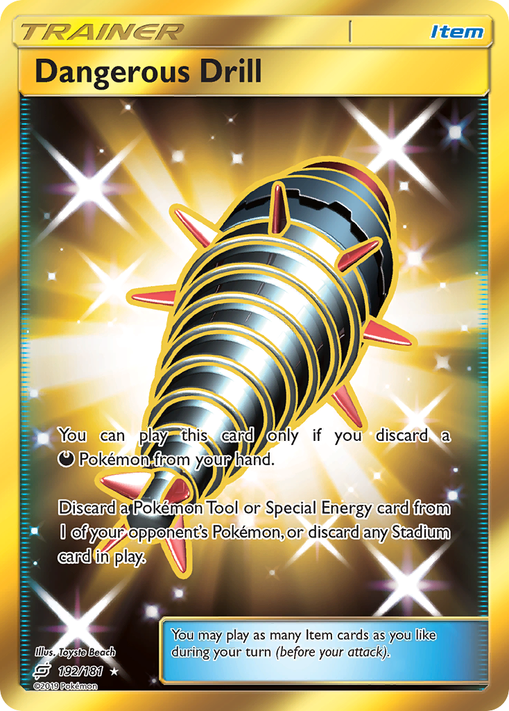 Dangerous Drill — illustrated card