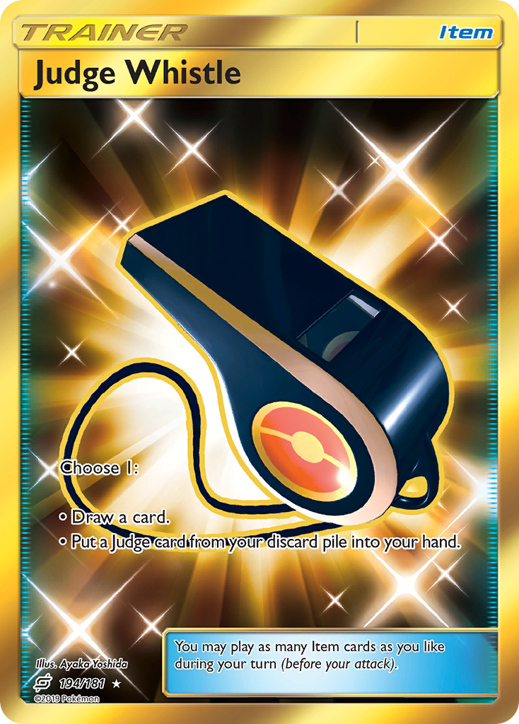 Judge Whistle — illustrated card