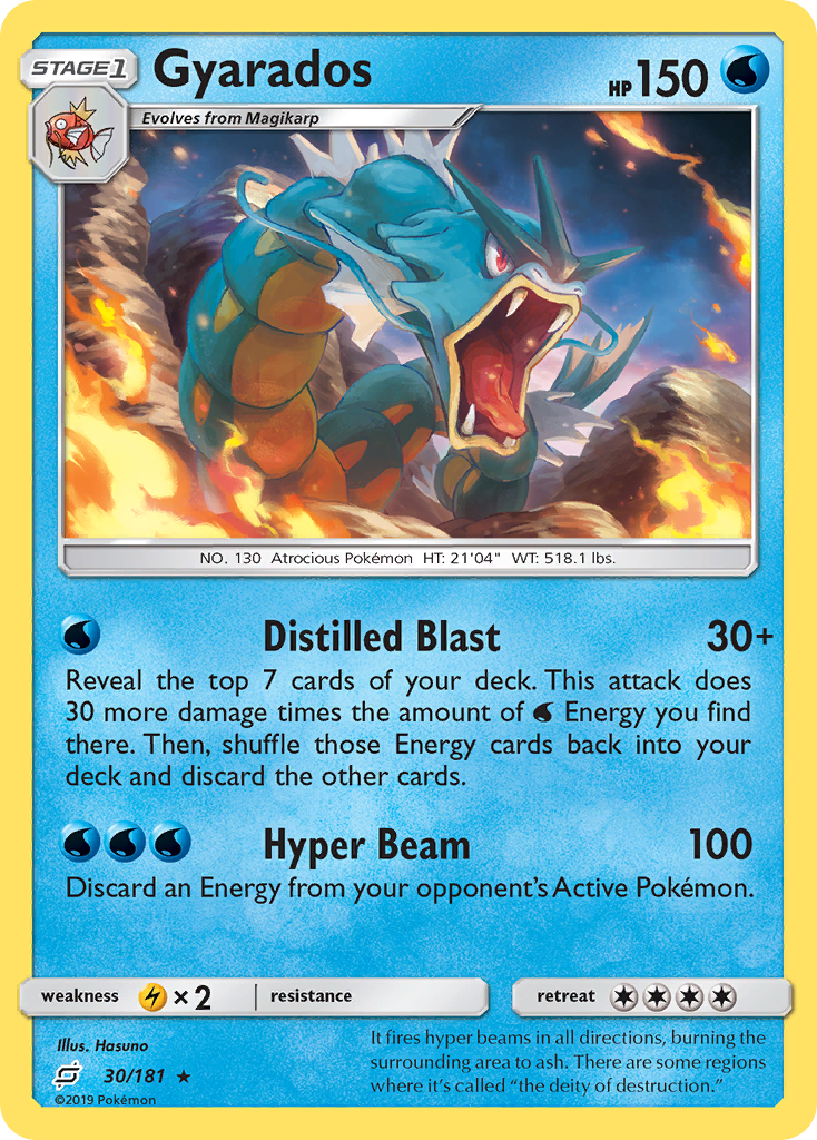 Gyarados — illustrated card