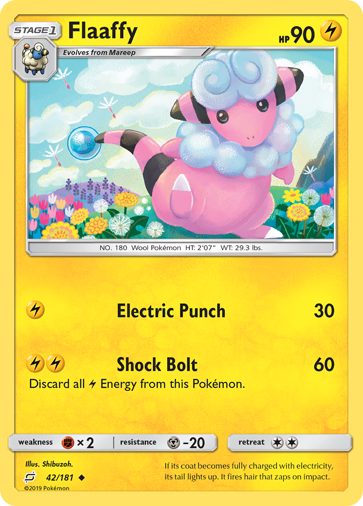 Flaaffy — illustrated card