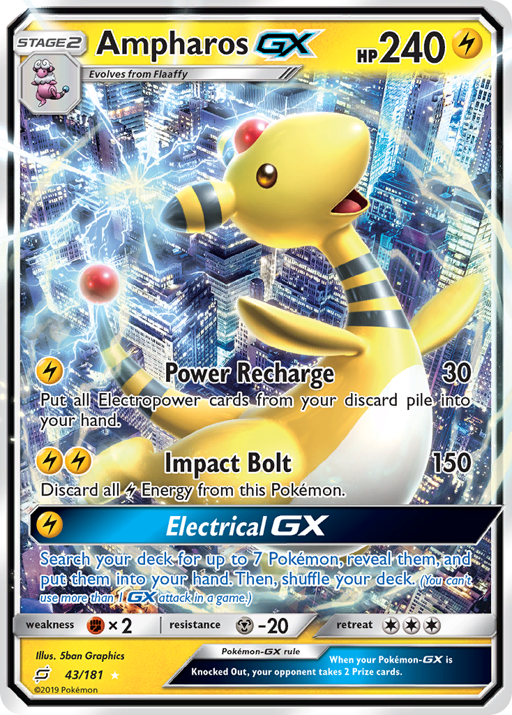 Ampharos-GX — illustrated card