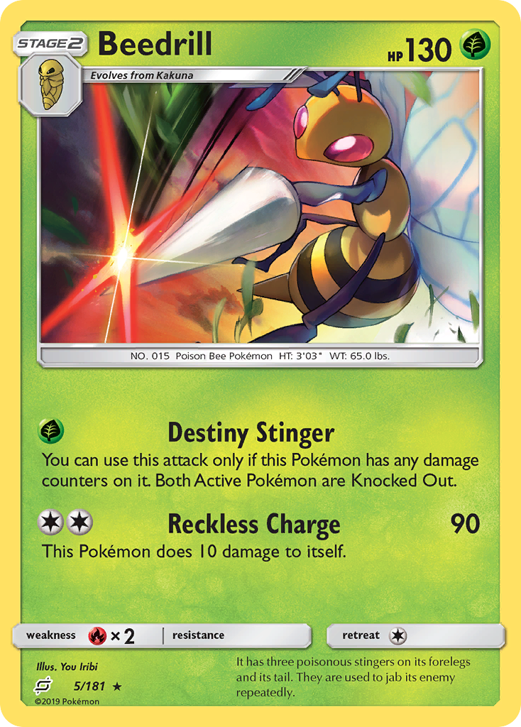 Beedrill — illustrated card