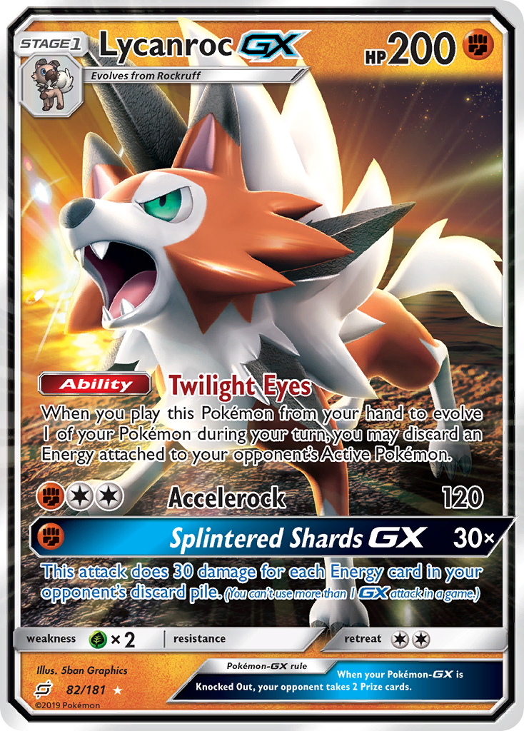 Lycanroc-GX — illustrated card