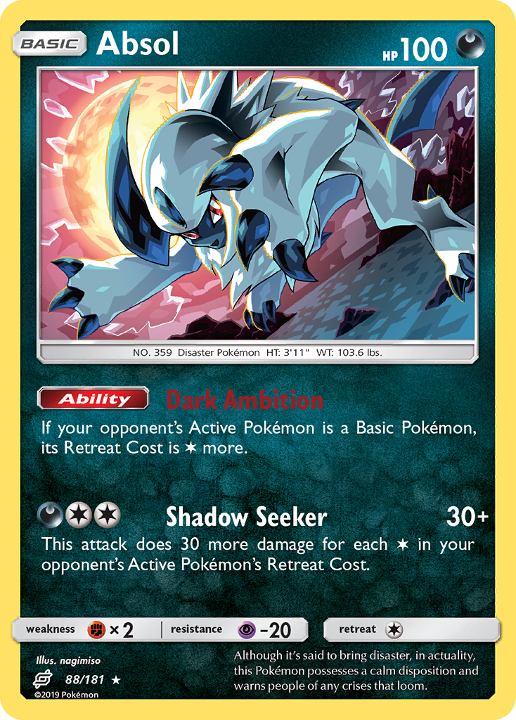 Absol — illustrated card