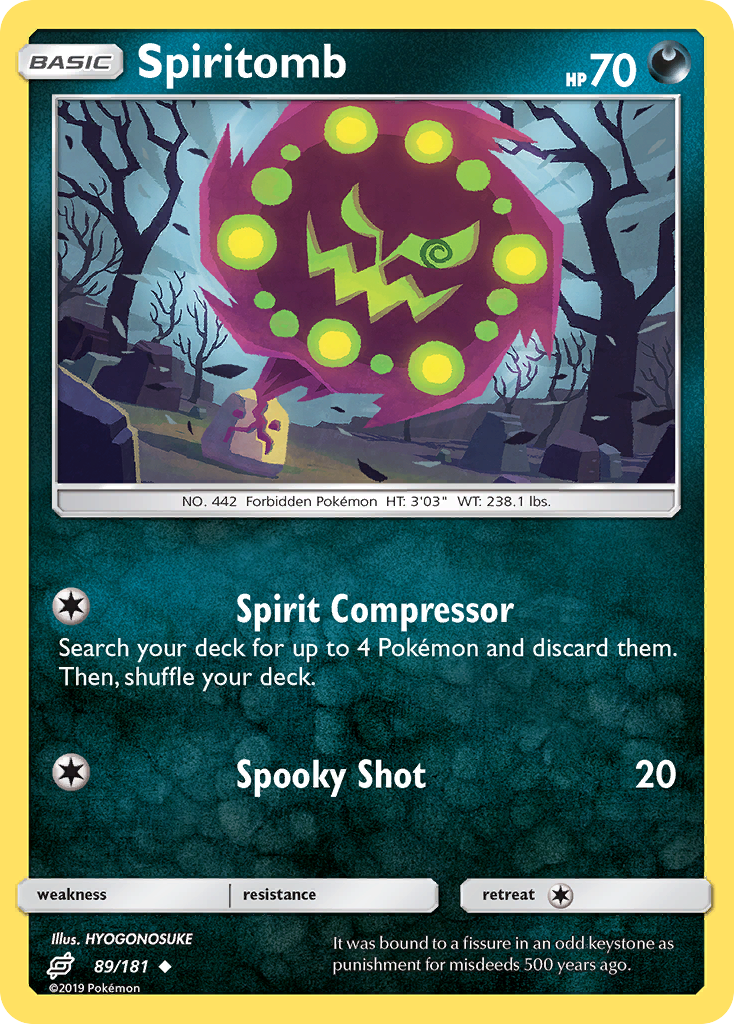 Spiritomb — illustrated card