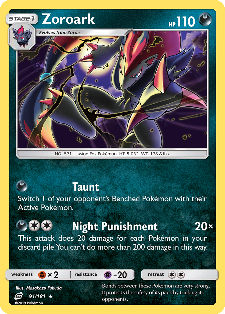 Zoroark — illustrated card
