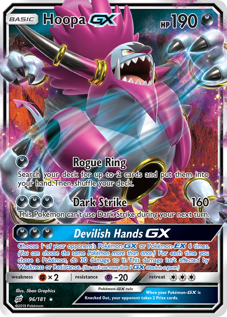 Hoopa-GX — illustrated card