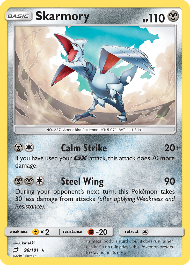 Skarmory — illustrated card