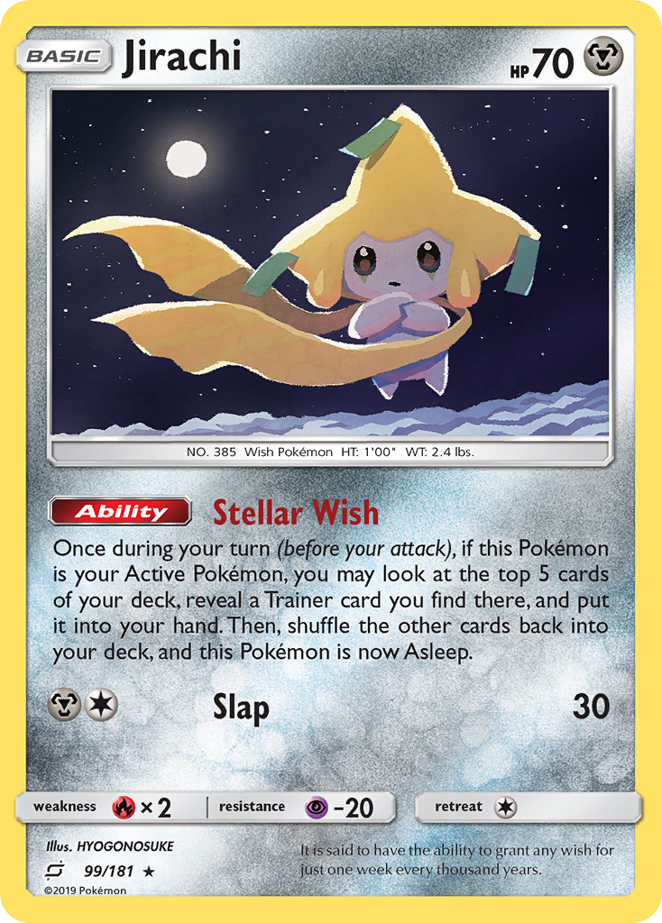 Jirachi — illustrated card