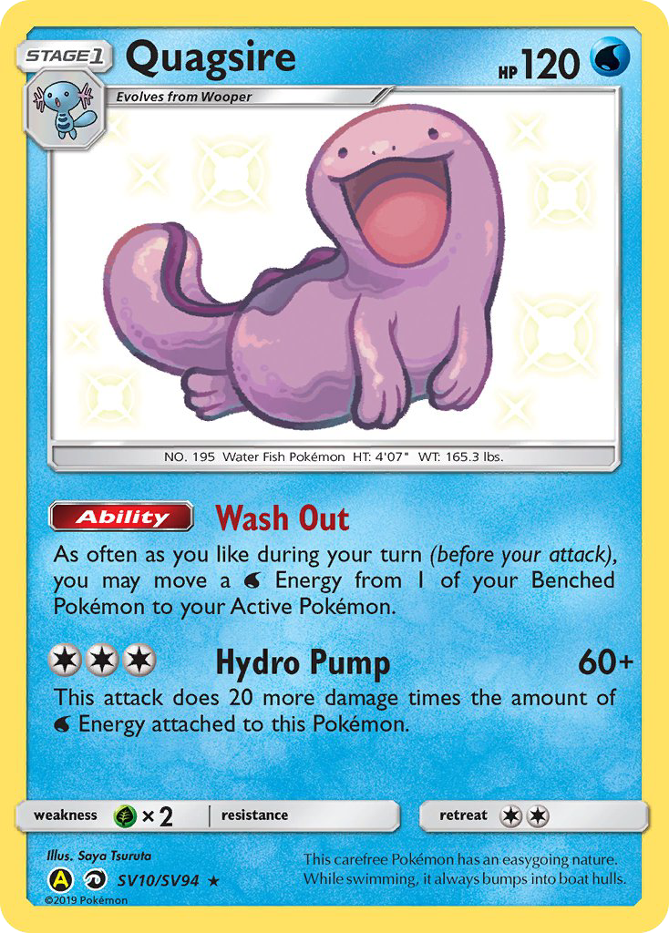 Quagsire — illustrated card