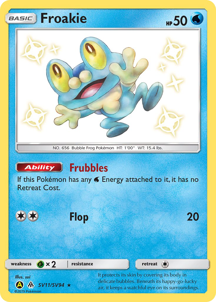 Froakie — illustrated card