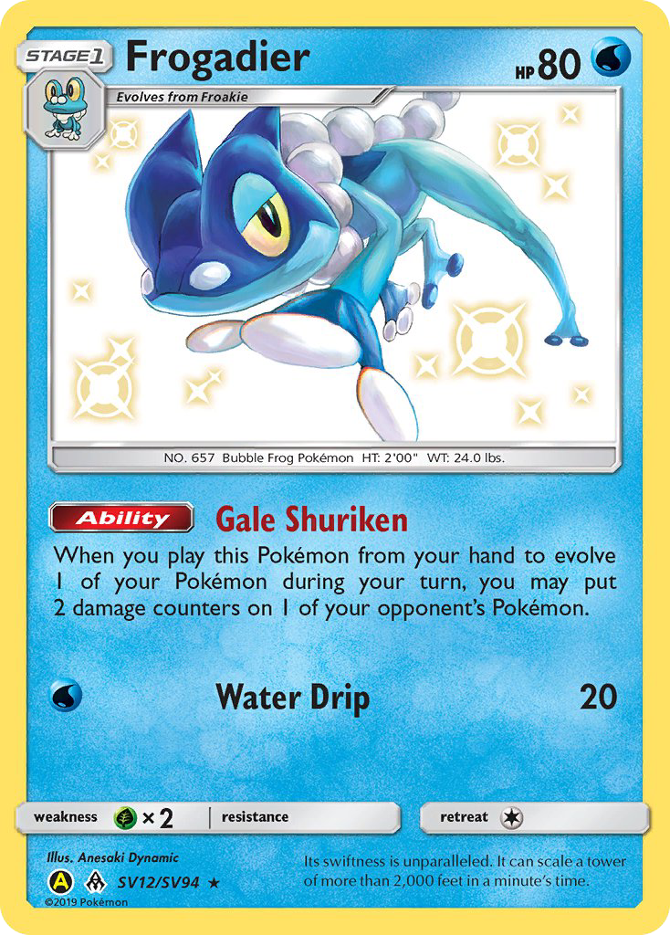 Frogadier — illustrated card