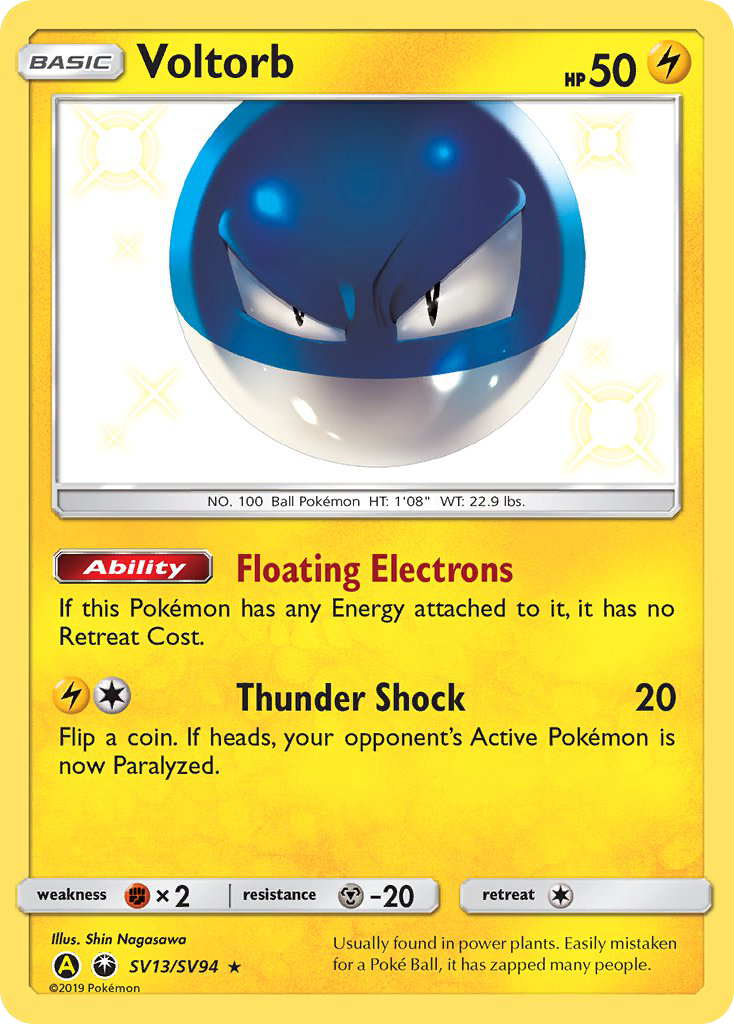 Voltorb — illustrated card