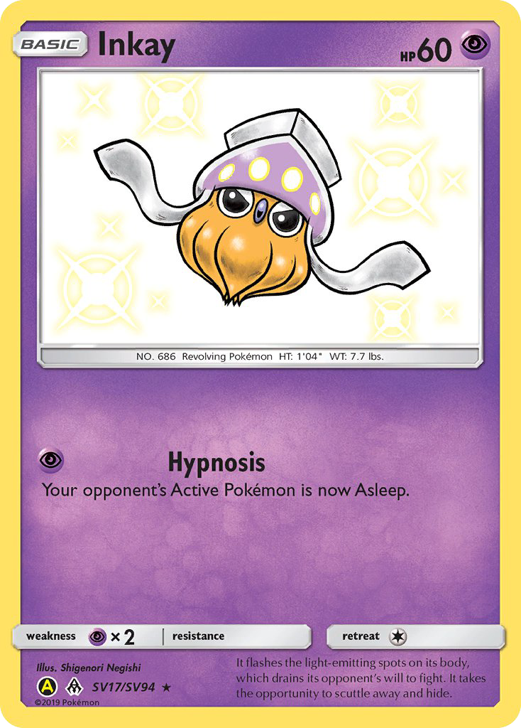 Inkay — illustrated card
