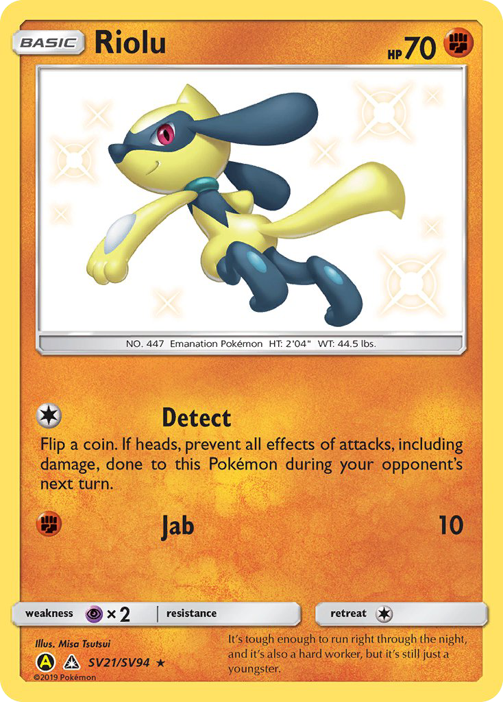 Riolu — illustrated card