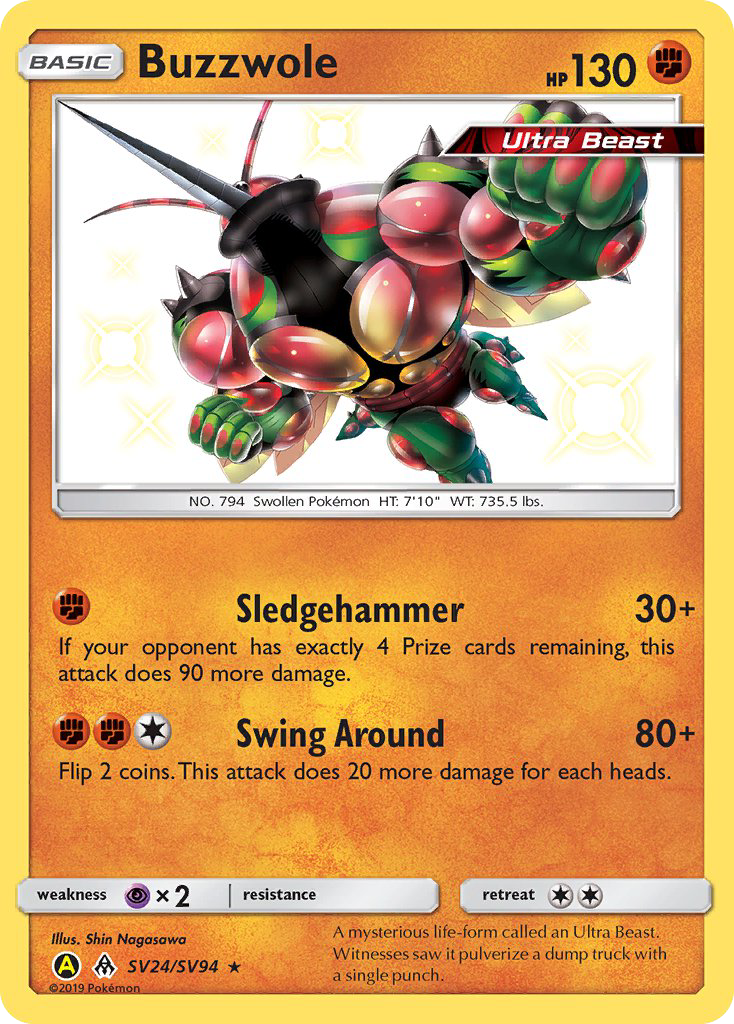 Buzzwole — illustrated card