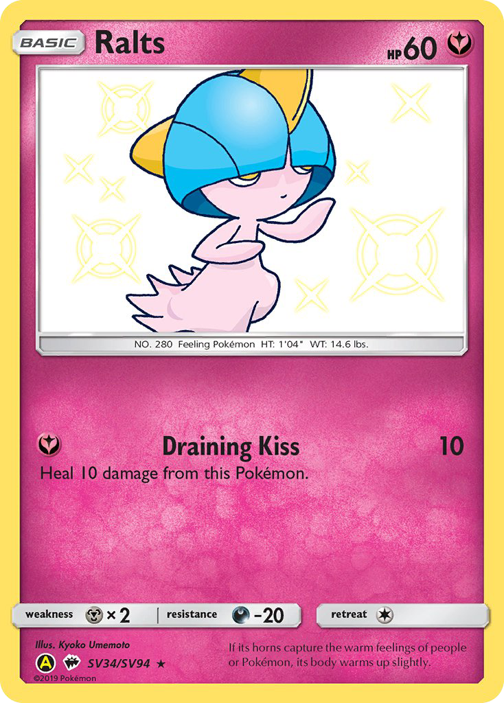 Ralts — illustrated card
