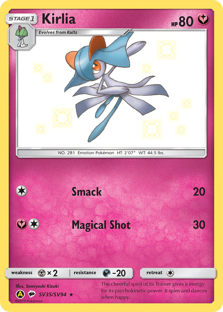 Kirlia — illustrated card