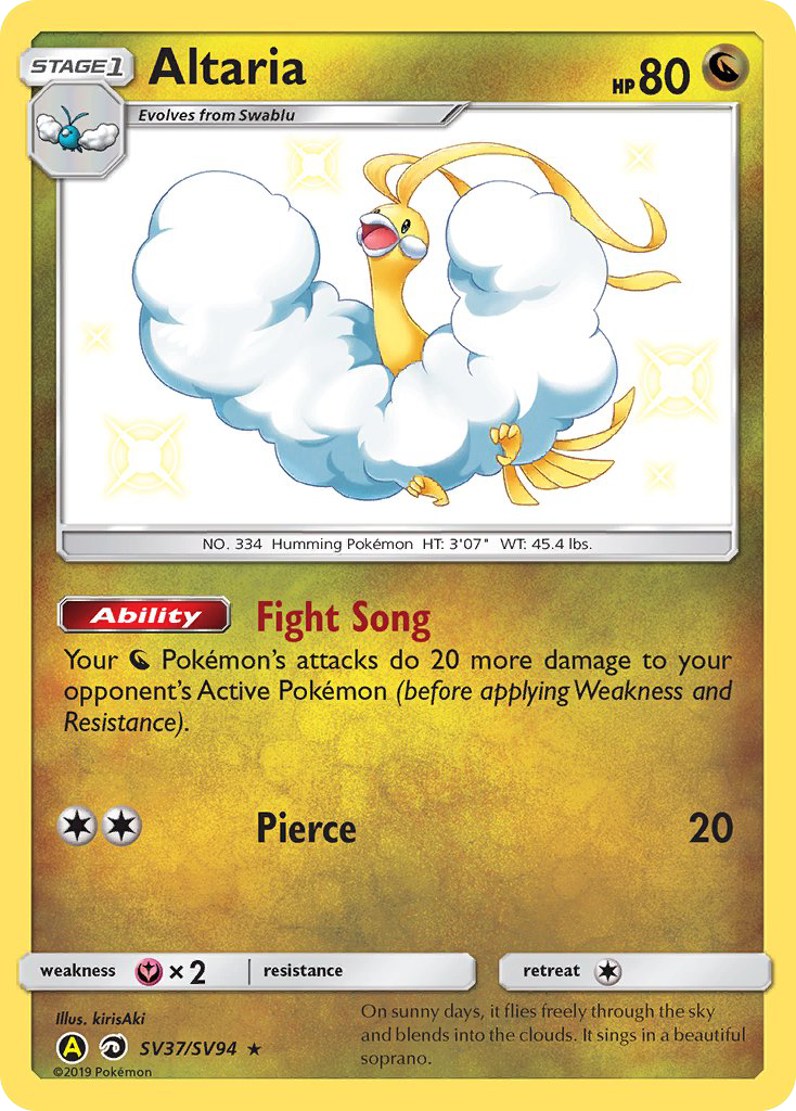 Altaria — illustrated card