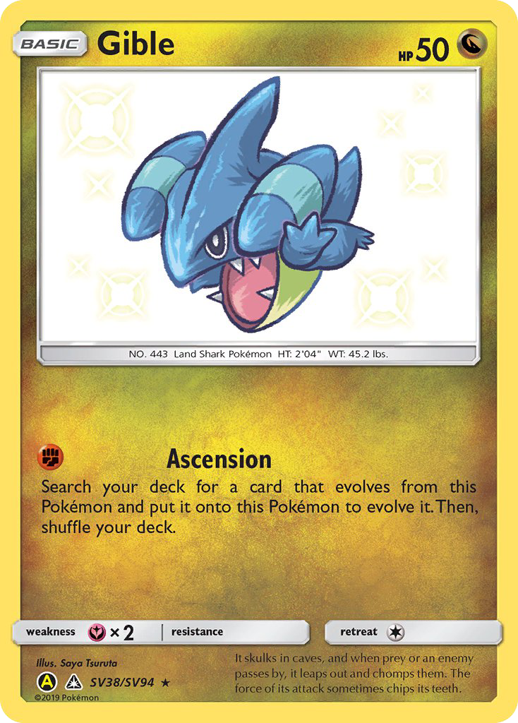 Gible — illustrated card