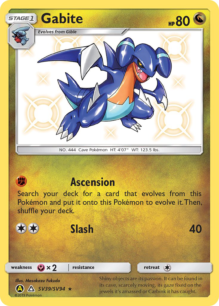 Gabite — illustrated card