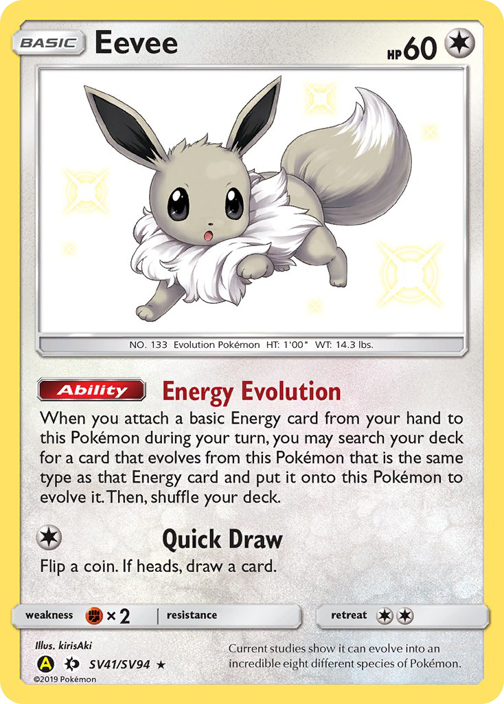 Eevee — illustrated card