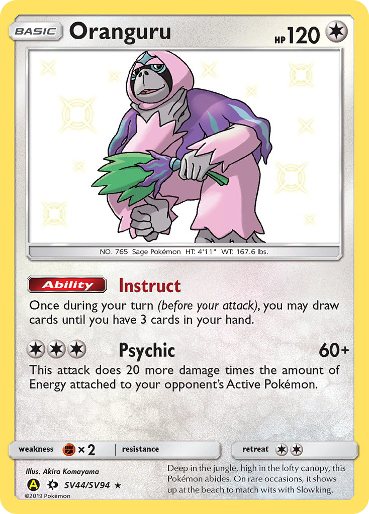 Oranguru — illustrated card