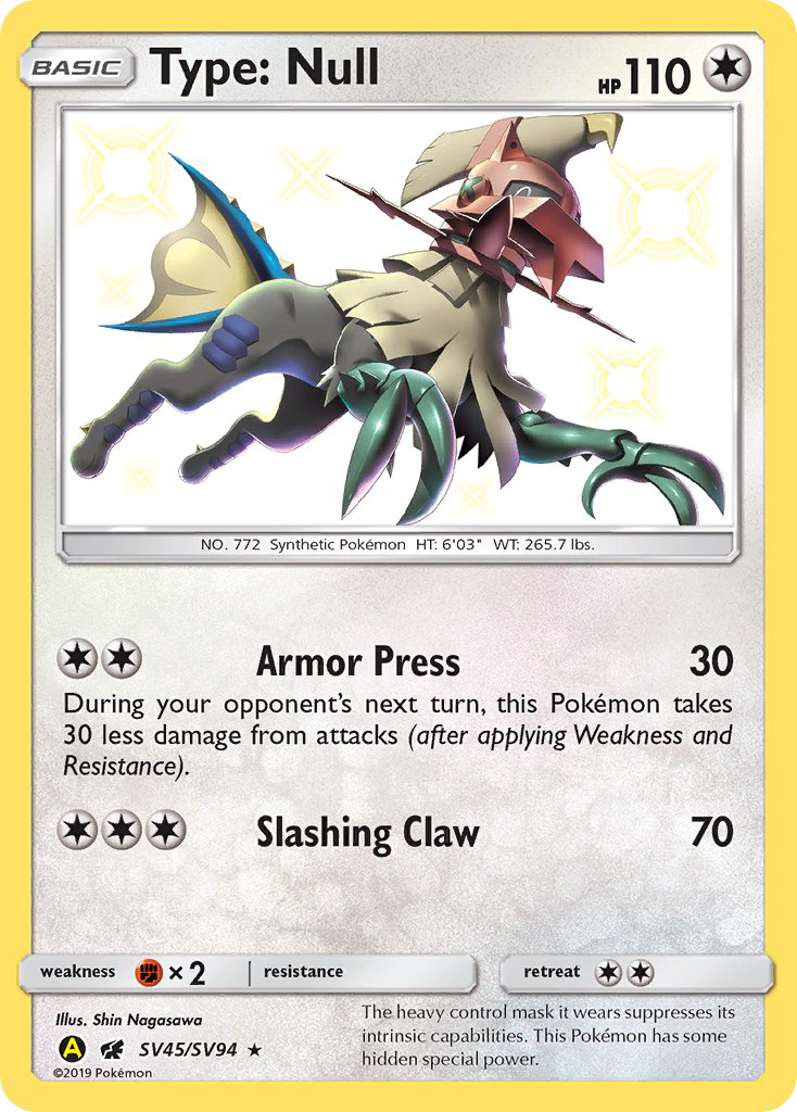 Type: Null — illustrated card