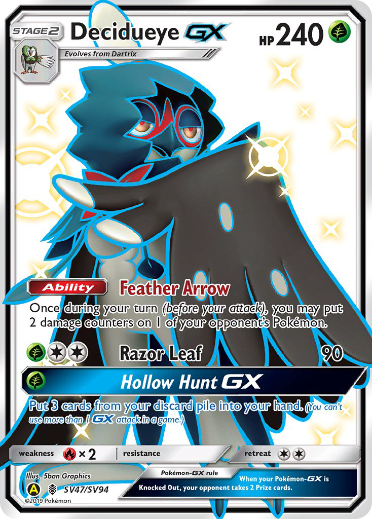 Decidueye-GX — illustrated card